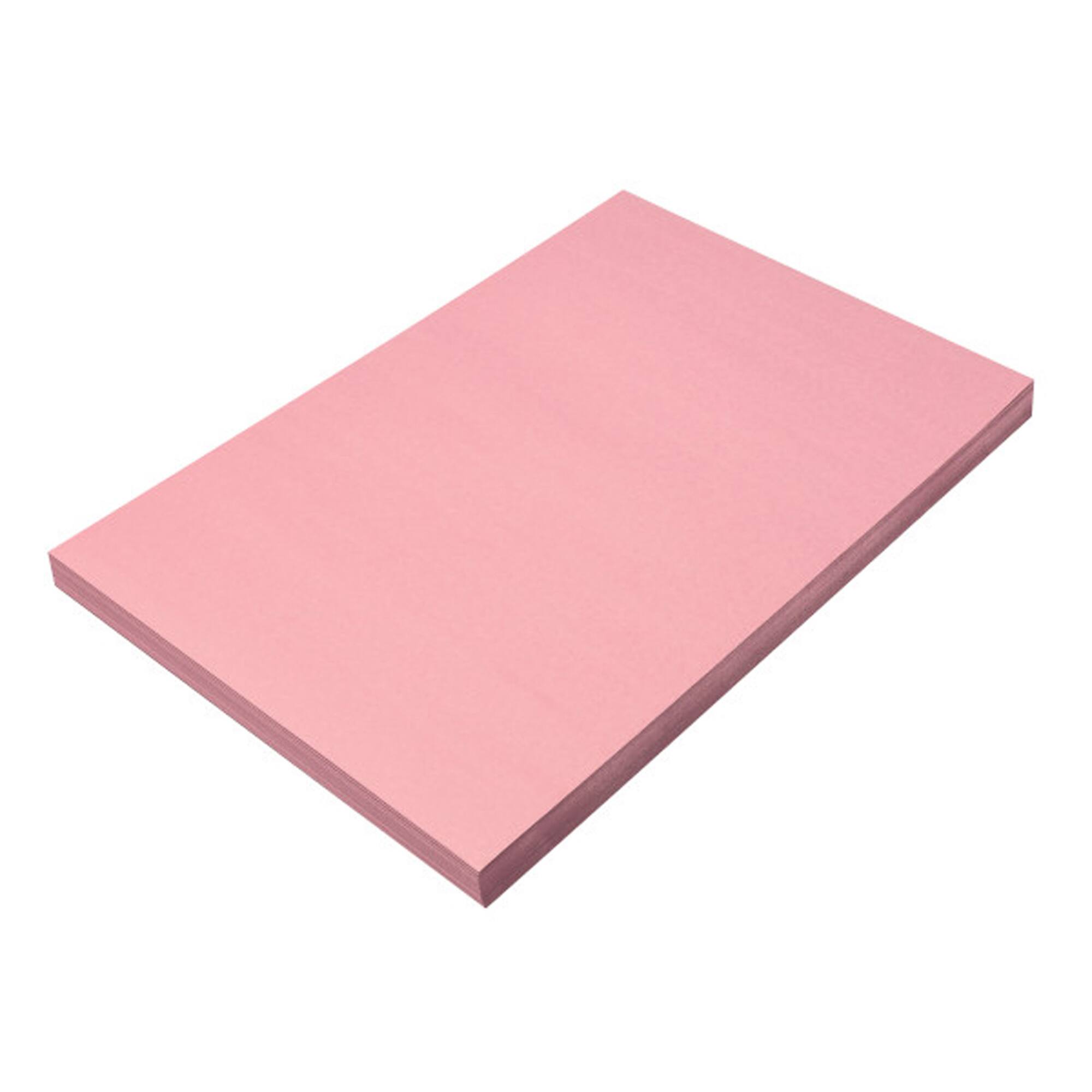 SunWorks® 12" x 18" Pink Construction Paper, 5 Packs of 100 Sheets